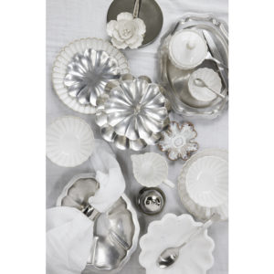 Philline pladanj, fi 15cm, antik srebrna - Slika 3