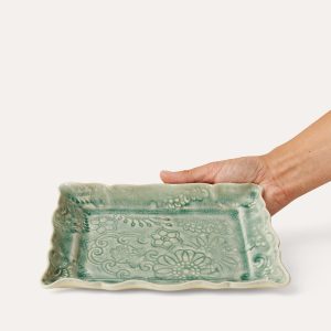 tanjur Arabesque, 13,5x19,5 cm, antique - Slika 4