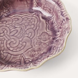 zdjelica valovita Arabesque, fi 17cm, lavanda - Slika 2