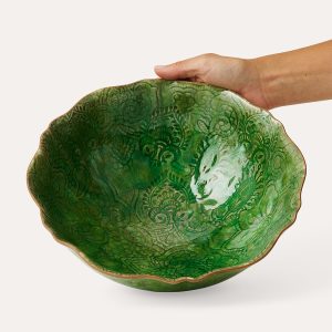 zdjela Arabesque, fi26cm, zelena - Slika 3