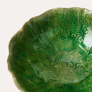 zdjela Arabesque, fi26cm, zelena - Slika 2