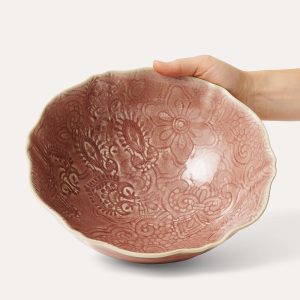 zdjela Arabesque, fi26cm, old rose - Slika 3
