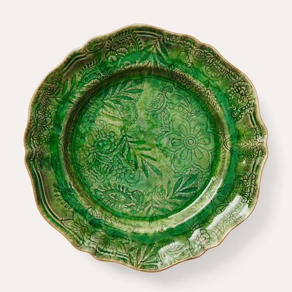 pladanj Arabesque, 34cm, zeleni