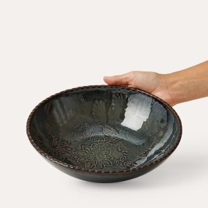 duboki tanjur Arabesque, fi 24cm, boja fig - Slika 3