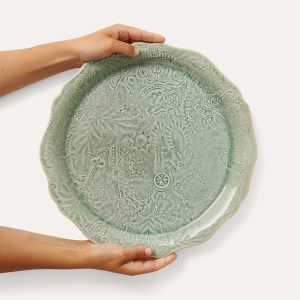 pladanj veliki(pizza plate) Arabesque, 34cm, antique - Slika 2