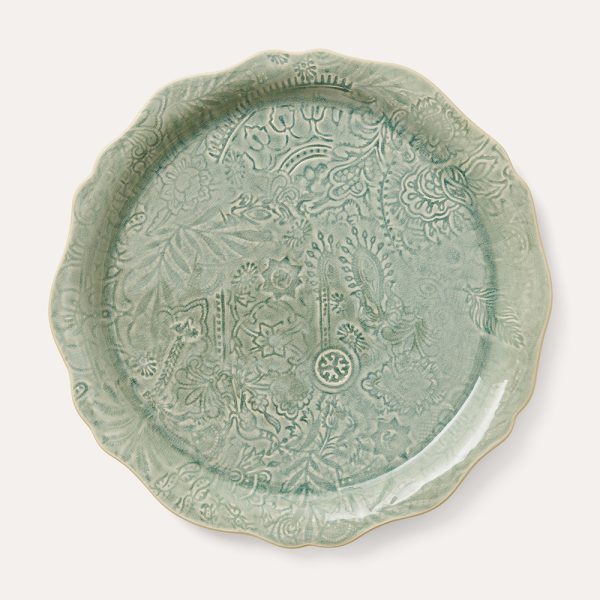 pladanj veliki(pizza plate) Arabesque, 34cm, antique