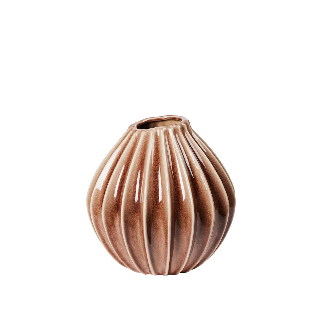 vaza Wide L, h30cm, dust rose