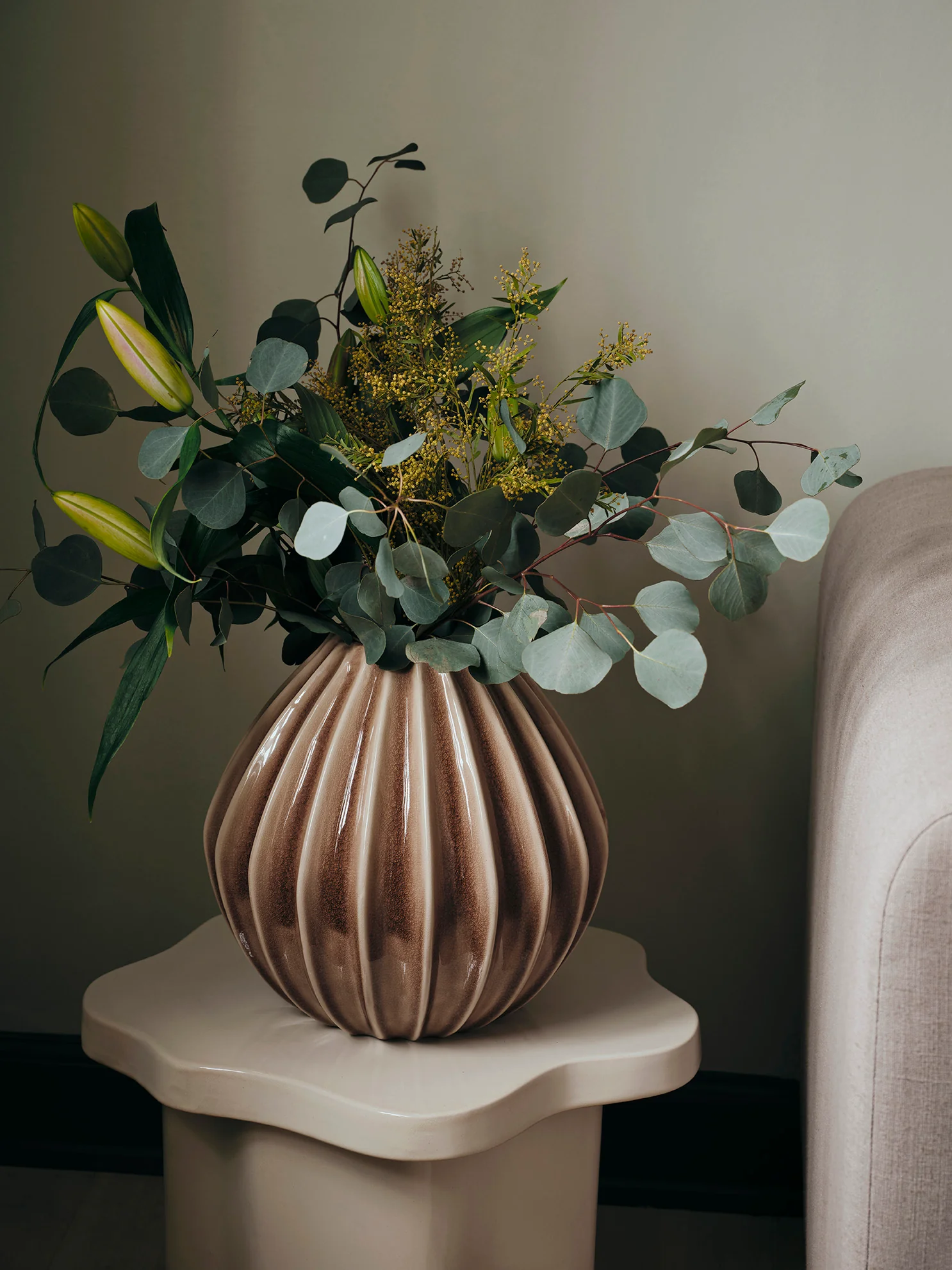 vaza Wide L, h30cm, dust rose - Slika 2