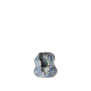 svjećnjak Hekla, h10cm, plavi