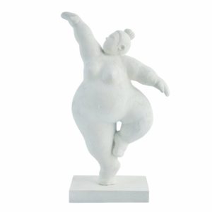 figura Bucka balerina, h28, bijela