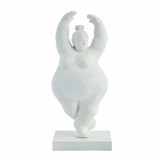 figura Bucka balerina, h28, bijela