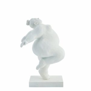 figura Bucka balerina, h28, bijela
