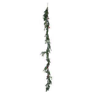 girlanda zelena s crvenim bobicama,150cm