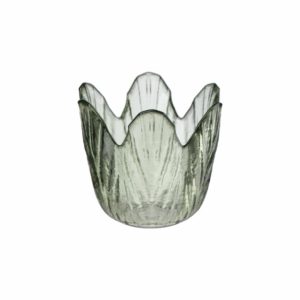 svjećnjak Caldaro, h8cm, zeleni