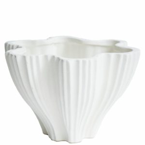 vaza/tegla Ella fi 30xh19cm, bijela