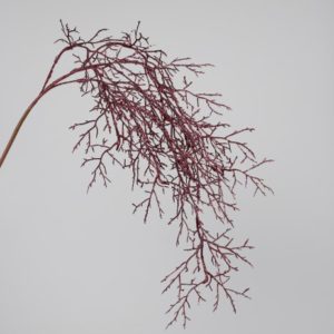 grana Koralji bordo, h 83cm, glitter