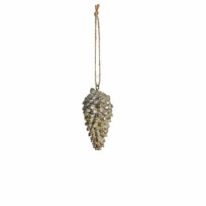 ornament češer, 8 cm, zlatni