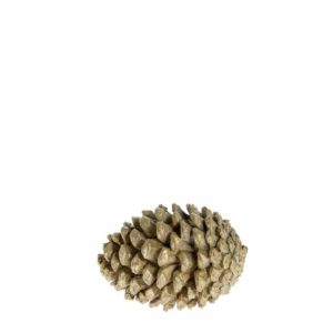ornament češer, 12cm, zlatni