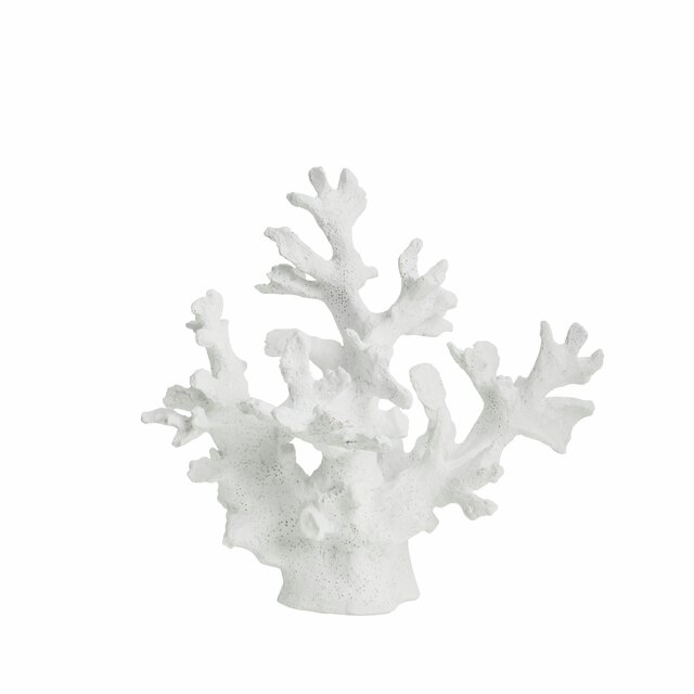 dekor Koralji, h21cm, bijeli