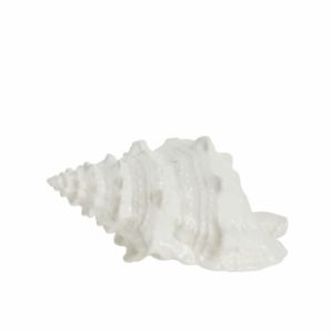 dekor Shellille, d18 h10cm, bijeli