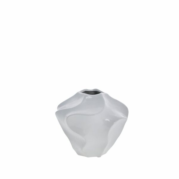 vaza Jinia, 17x17cm, bijela