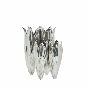 vaza Sislivia, h25cm, srebrna
