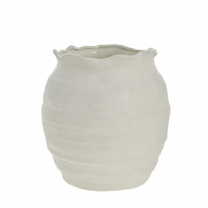 tegla/vaza Niva d30cm, off white
