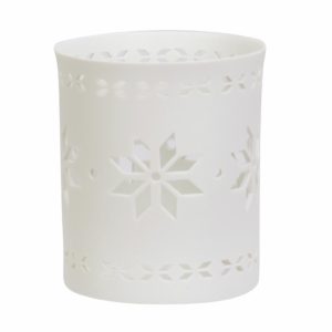 svjećnjak Telly, fi12xh14cm, porculan, bijeli