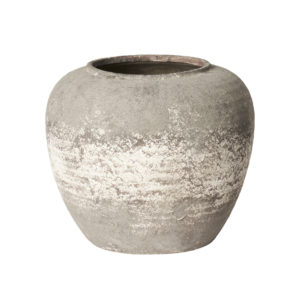 tegla Lino, fi29xh25cm, sivo/bij
