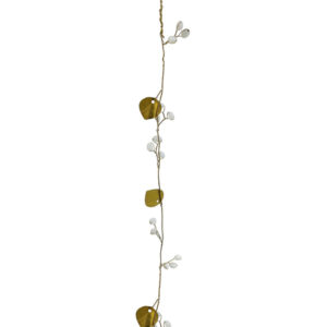 girlanda 180cm, listići s biserima