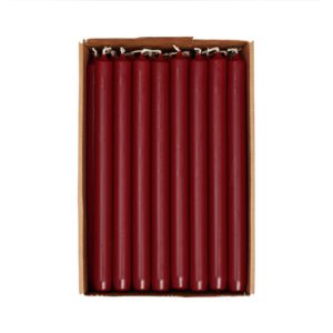 svijeća 2,2xh 28cm, bordo