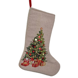 čizmica bož drvce, 38cm,  bež