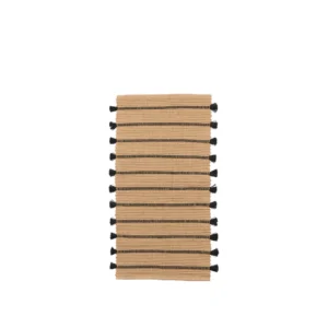 tepih Ezra 70x140cm, natur/crno