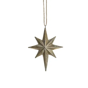 zvijezda Serafina h12cm, zlatna