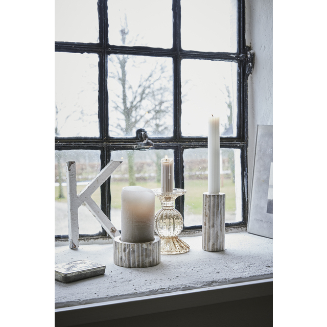 svjećnjak Eliana, fi10cm, mramor bež - Slika 2