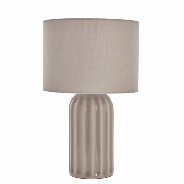 lampa Nemia, fi25xh42cm, bež