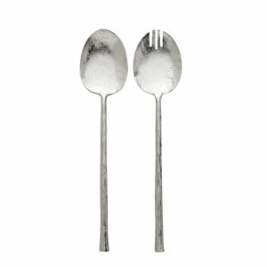 set za salatu Demilla, 28x6,5cm, srebrni - Slika 2