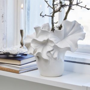 vaza Isolinia, 23xh22cm, bij - Slika 2