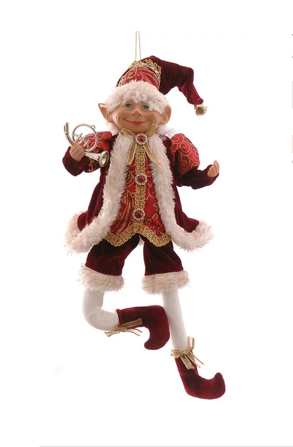 vilenjak Elf, 45cm, bordo