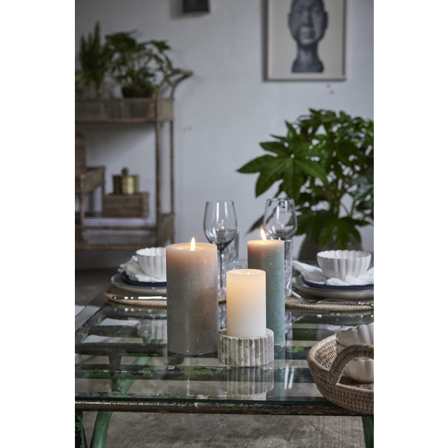 svjećnjak Eliana, fi10cm, mramor bež - Slika 3