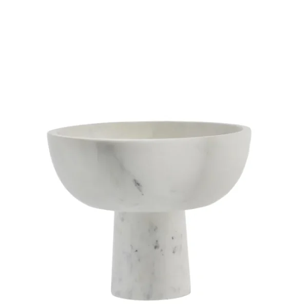 zdjela na stalku Ellia, fi 25cm, bijela