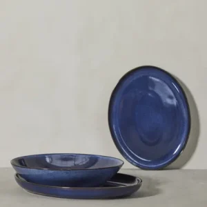 Amera tanjur ovalni 34x27cm, plava - Slika 2