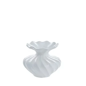 vaza Susille, h14cm, bijela