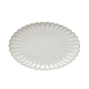 Camille ovalni tanjur 31x21cm, porculan, off white