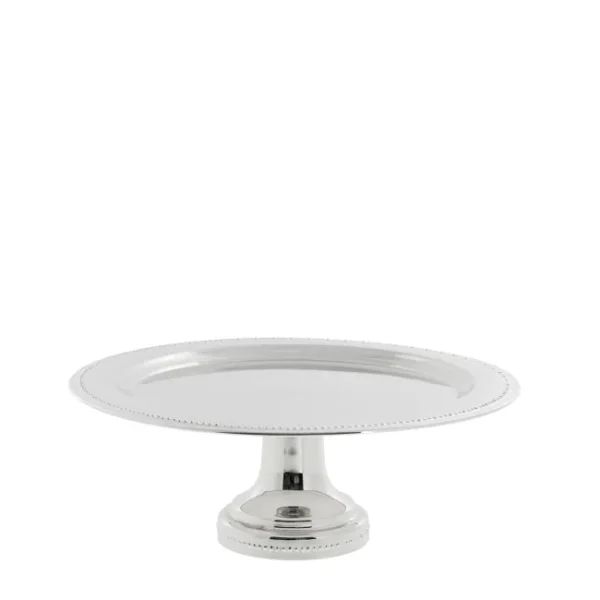 Sigrid stalak za tortu, fi30, h11cm, srebrni