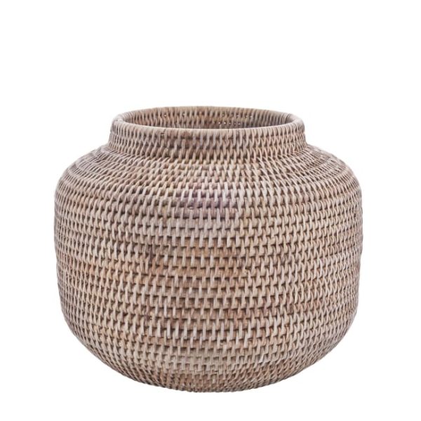 Norah tegla/košara, fi 39cm h30, natur