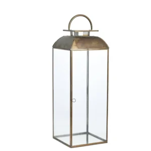 lanterna Sigrid 21x21xh 62cm, antik zlatna - Slika 2
