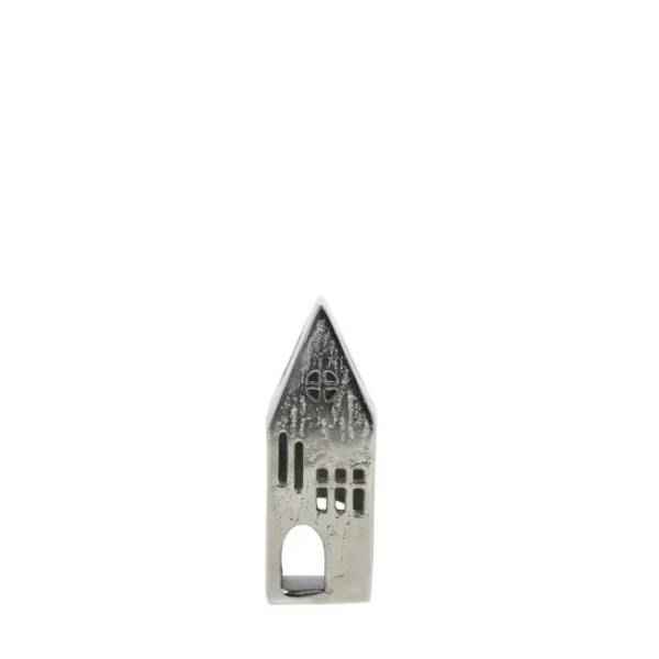 kućica Marlinne h19cm, sreb, mala