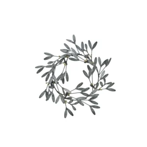 vijenac Mistlia, fi40cm, metalni, antik sivi