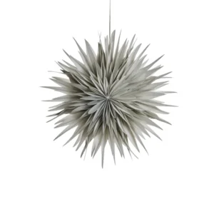 zvijezda Palisia, papirnata fi 40cm, svijetlo siva